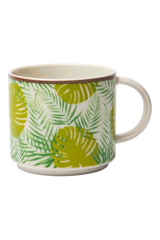 4 mugs en Bone China Foliage 29 cl