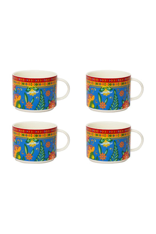 4 tasses en New Bone China Gipsy Soul - 50 cl