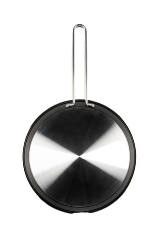 Poêle à double face en acier inoxydable - 24 cm