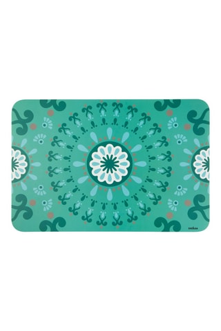 6 sets de table Mandala 43 x 29 cm - Bleu et vert