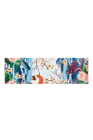 Chemin de table Fuji - 140 x 45 cm - Bleu et violet - Multicolore