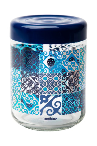 Pot à couvercle Maiolica Blue - 80 cl