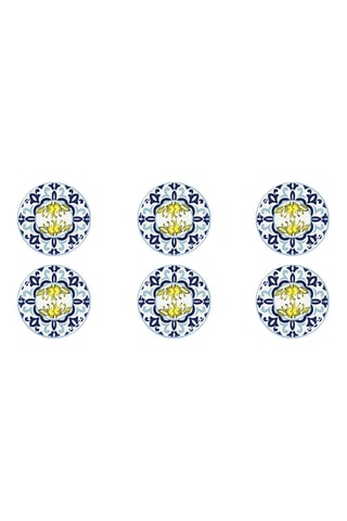 6 assiettes à pizza en porcelaine - 31 cm
