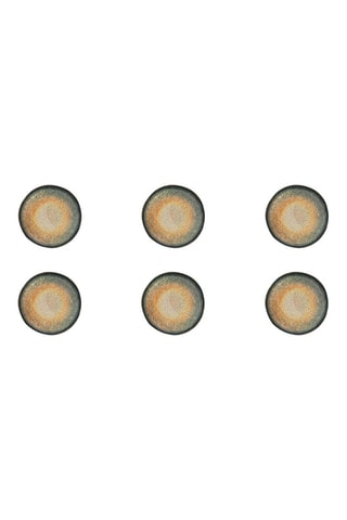 6 pratos de sobremesa em cerâmica Ephestus - 20 cm