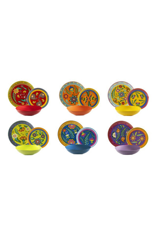 Serviço de porcelana e arenito Gipsy Soul - 18 peças