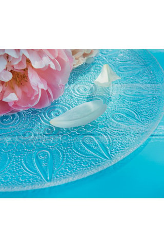 Plat en verre Arabesque  -  31 cm