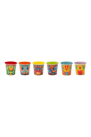 6 tasses à café en Bone China - 10 cl