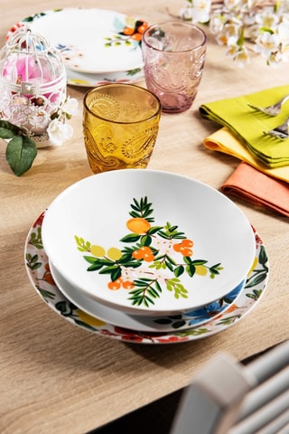 Serviço em porcelana Naif Frida 18 peças