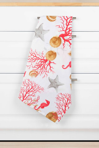 Torchon Corail - Multicolore