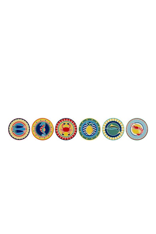 6 dessous de verre Corfu - 10,5 cm