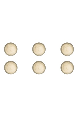 6 pratos de sobremesa em cerâmica Zeus - 18 cm