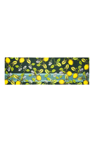 Chemin de table Boboli - 140 x 45 cm - Bleu et jaune - Multicolore