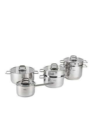 Batterie de cuisine en acier inoxydable Le Grand Chef - 10 pièces