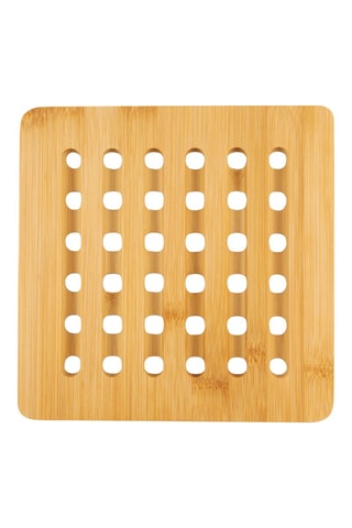 Dessous de plat en bois 19,5 x 19,5 cm
