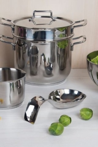 Cassserole en acier inoxydable Jazz Cook - 14 cm