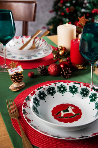 6 sets de table - 36 cm - Rouge
