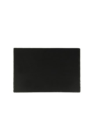 6 assiettes plates rectangles en ardoise - 30 x 20 cm