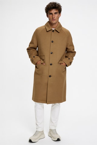 Manteau en laine - Camel