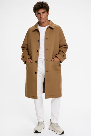 Manteau en laine - Camel