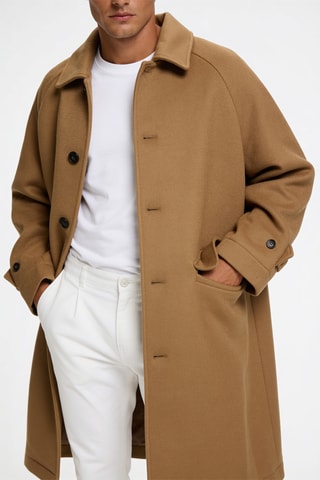 Manteau en laine - Camel