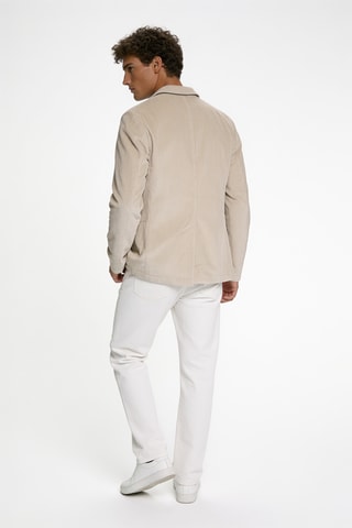Veste de costume en velours - Beige