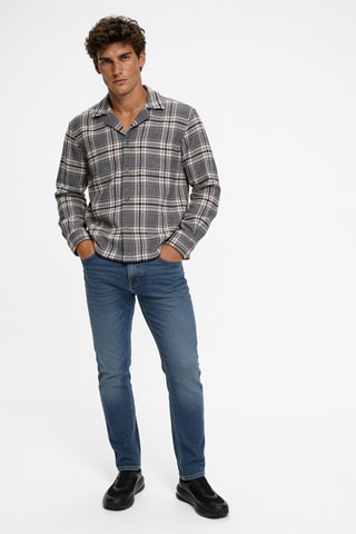 Surchemise en laine - Gris