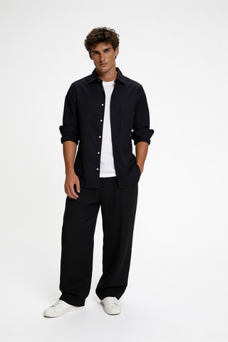 Chemise relaxed - Bleu marine
