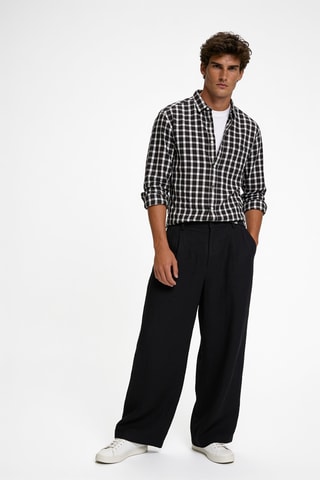 Chemise - Marron et gris