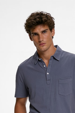 Polo - Bleu-gris