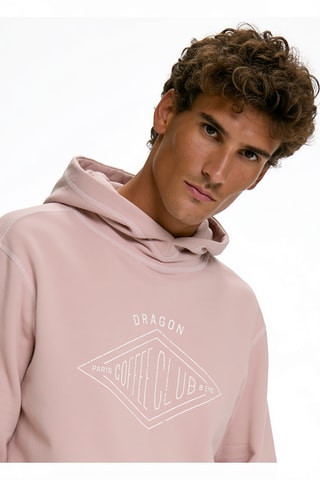 Sweat à capuche - Rose