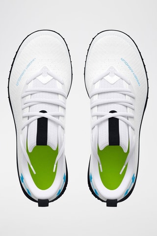 Chaussures de football en cuir Shadow Turf Jr 2.0 - Blanc