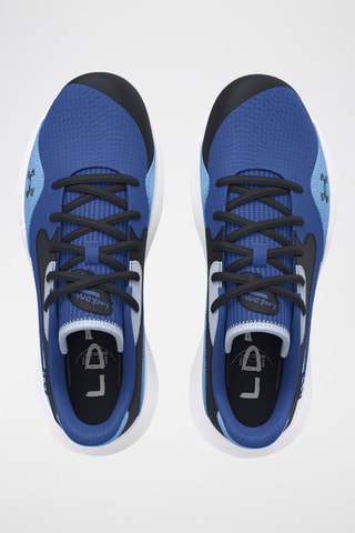 Chaussures de basketball en cuir Lockdown - Bleu cobalt