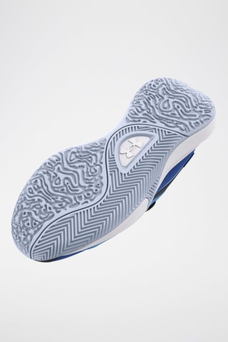 Chaussures de basketball en cuir Lockdown - Bleu cobalt