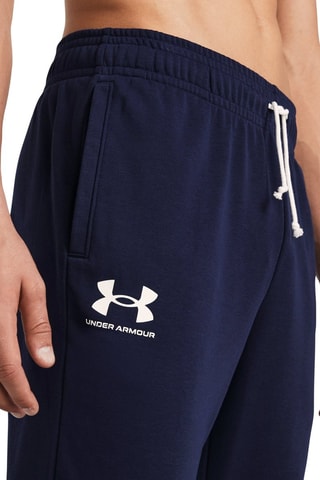 Pantalon Rival Terry - Bleu marine et blanc