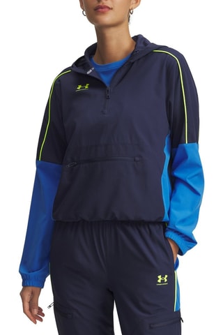 Veste de football  à capuche Challenger - Bleu