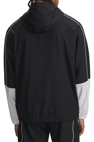 Coupe-vent de football à capuche Challenger - Noir