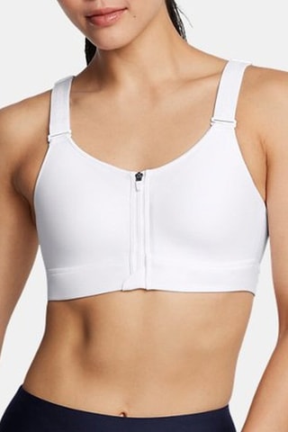 Brassière de sport Infinity High Zip 2.0 - Blanc