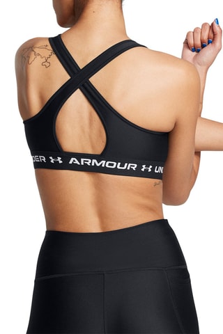 Brassière d’entrainement push-up Crossback - Noir