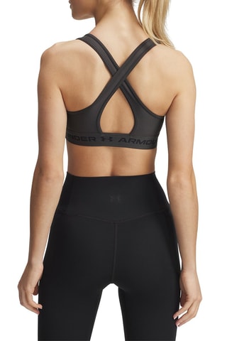 Brassière d’entraînement push-up Crossback - Gris foncé