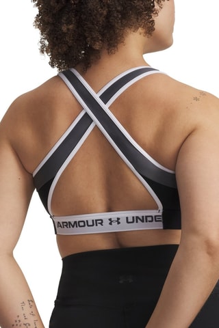 Brassière de sport push-up Crossback - Noir