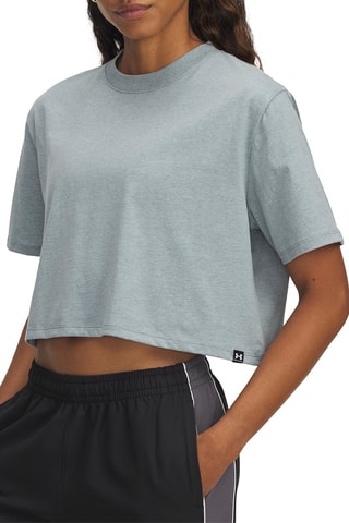 Crop top Rival - Bleu cobalt chiné