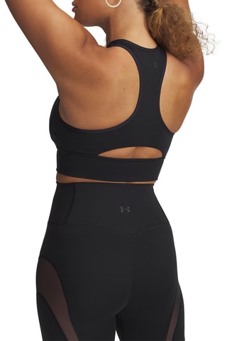 Crop top d’entrainement push-up Meridian - Noir