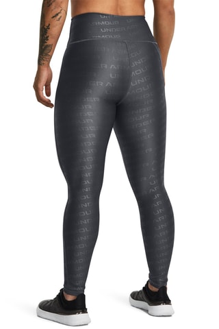 Legging d’entraînement taille haute Armour Emboss - Gris foncé