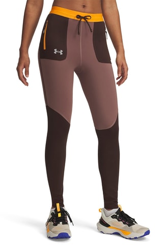 Legging taille haute Trail - Marron
