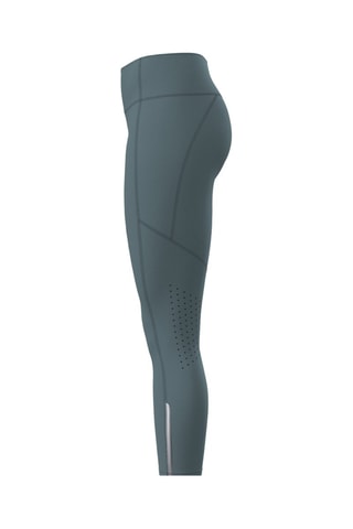 Legging de running taille haute Launch - Bleu canard