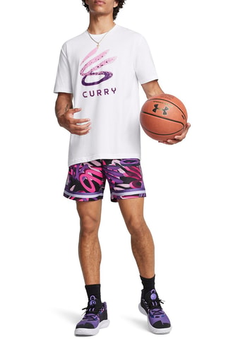 T-shirt de basketball Curry - Blanc