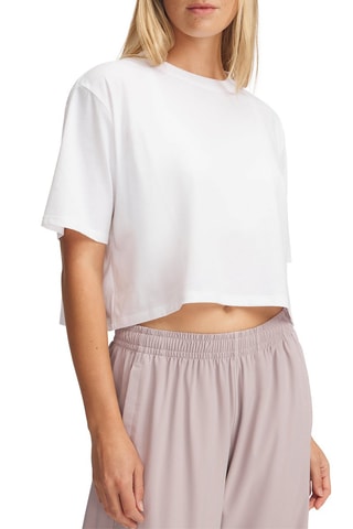 T-shirt oversize Rival Knit - Blanc