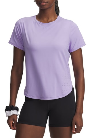 T-shirt de running Launch Elite - Violet