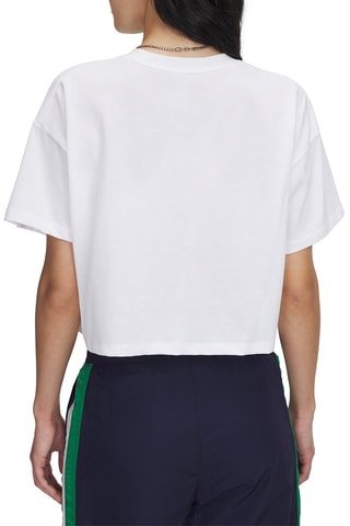 T-shirt cropped d’entraînement Energy Graphics - Blanc