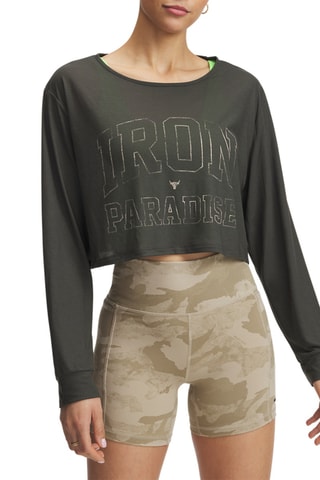 T-shirt cropped - Kaki
